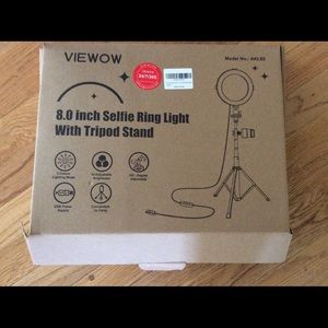 8 inch selfie ring light with tripod